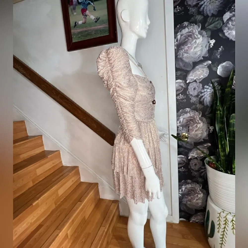Sabina Musayev Liberty Short Dress With Cut Out/ size M
